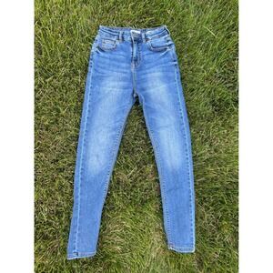 High‎ Rise Skinny Jeans Denim Blue Casual Everyday Comfort